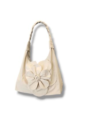20250815_120949 (2)5877700337867364816. Handmade cotton handbag “MARTA” with floral appliqué, eco-friendly artisan bag, available in multiple colors, sustainable fashion accessory